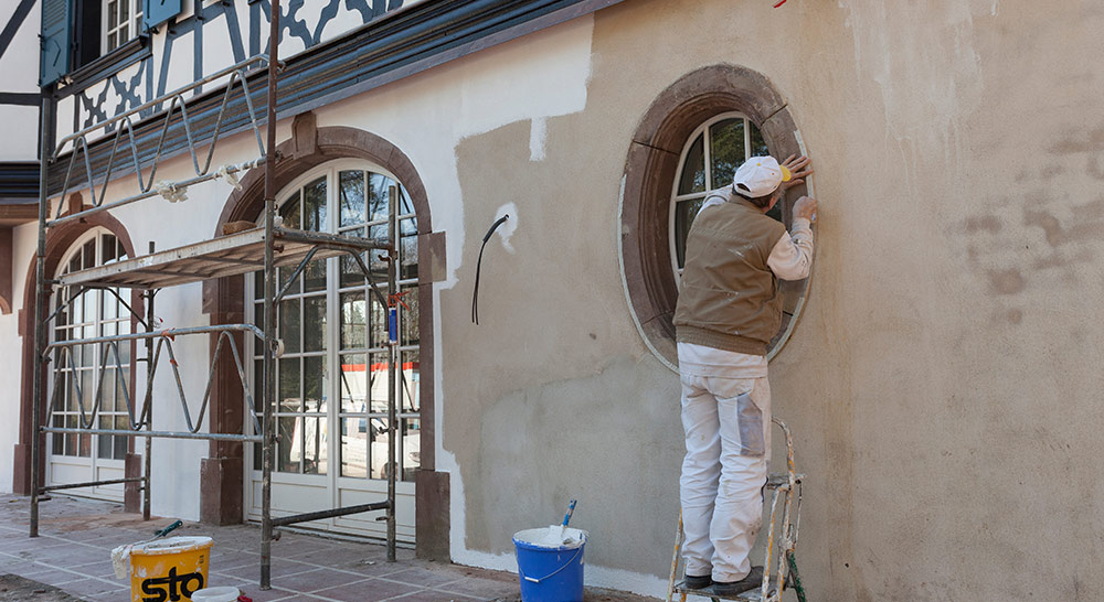 Malerarbeiten im Außenbereich